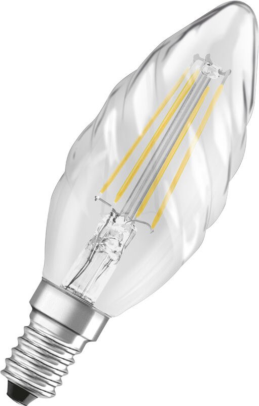 Osram - Superstar dimmbare LED-Lampe mit besonders hoher Farbwiedergabe (CRI90) für E14-Sockel, Filament-Optik ,Kaltweiß...
