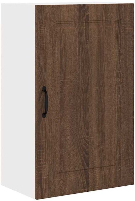 Küchenhängeschrank mit Regal Braun Eichen-Optik 50 x 31 x 80 cm vidaXL