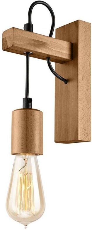 Lamkur Leon Industrial Wandleuchte Olive, 1x E27