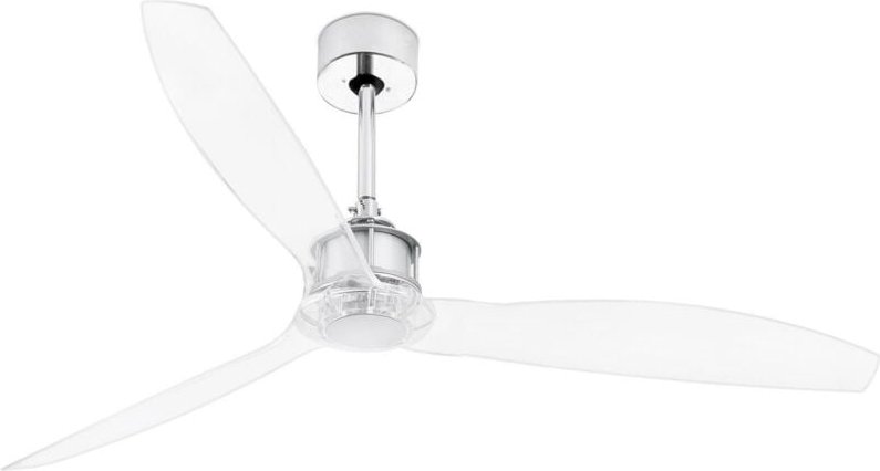 Just fan Deckenventilator transparent ohne Licht IoT