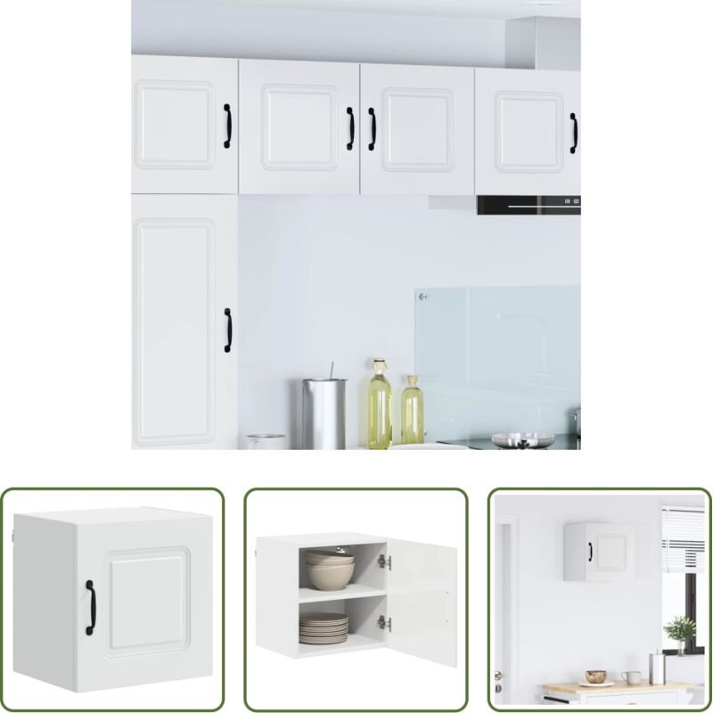 vidaXL Küchenmöbel Holz - Küchenschrank Kalmar Weiß 40 x 31 x 40 cm Holzwerkstoff