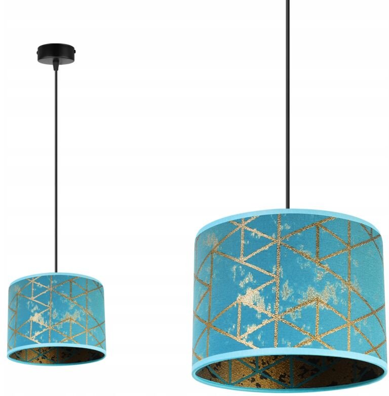 Hängelampe, Deckenleuchter, Lampenschirm, Goldmuster