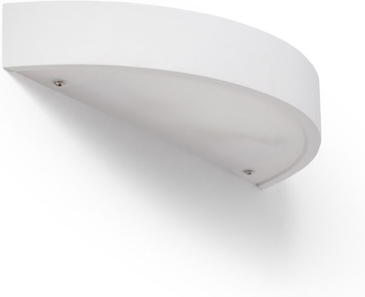 Wandleuchte aus Gips doppelseitige Beleuchtung Upinde Weiß