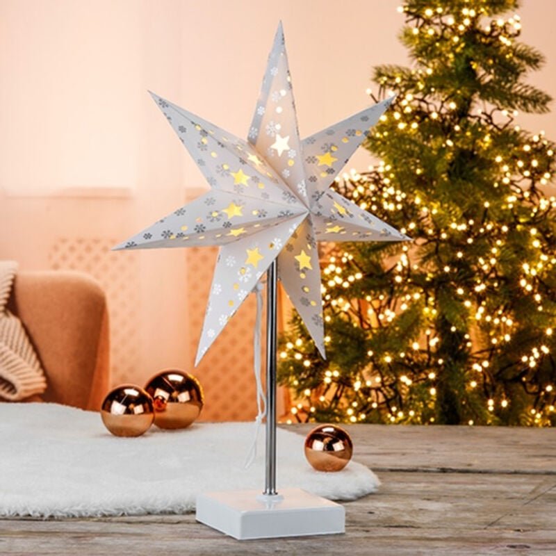 Thumbnail - Inda-exclusiv - Tischlampe Stern H47cm-D76208
