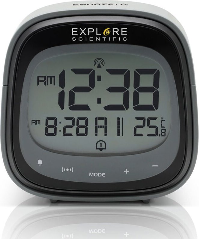 Explore Scientific RDC3006 Wecker Digitaler Wecker Schwarz, Grau