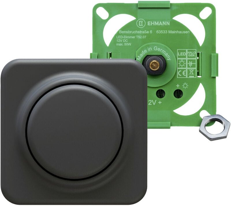 Ehmann - 5230x0700 Drehdimmer Schwarz