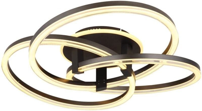 Globo Lighting - Deckenleuchte Designleuchte Wohnzimmerlampe led Fernbedienung dimmbar cct opal