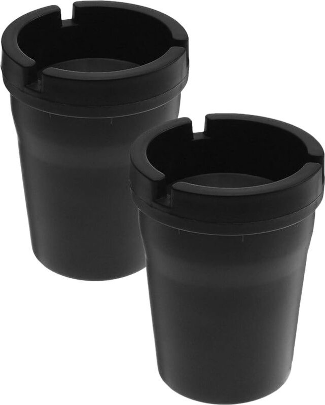 Auto-Aschenbecher, Kunststoff-Becherhalter-Aschenbecher, Outdoor-Aschenbecher, Aschenbecher mit Deckel, Autozubehör, Pas...