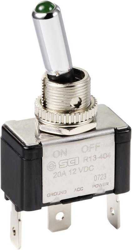 Tru Components - TC-11193844 Kippschalter 12 v/dc 20 a 1 x Aus/Ein rastend 1 St.