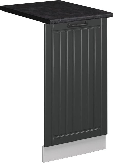 Vicco - Geschirrspülblende Fame-Line, Anthrazit Landhaus, 45 cm , ap Anthrazit