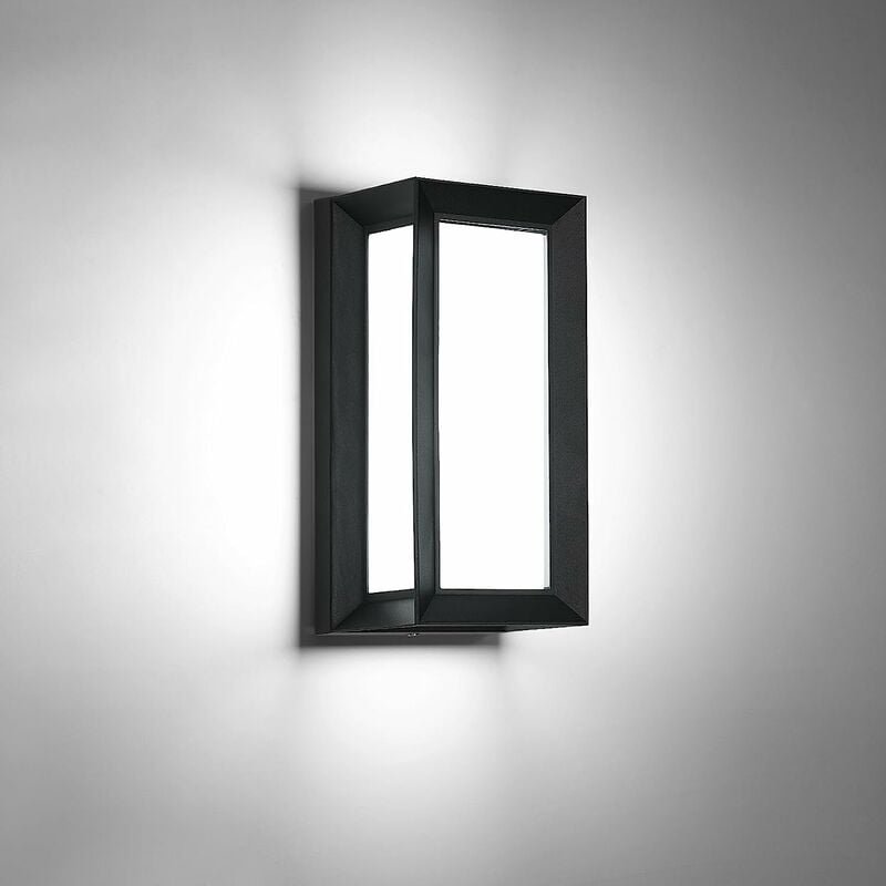 Thumbnail - GOECO Moderne LED-Außenwandleuchte, 18W IP65 Wasserdicht, Rechteckige LED-Wandleuchte aus Metall für Hof, Garten, Terras...