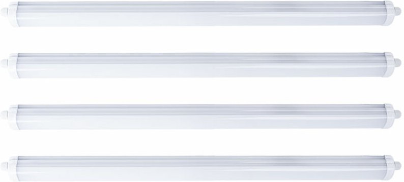 4er Set 36 Watt smd led Wannen Röhren Leuchte Werkstatt Tageslicht Strahler Decken Lampe 4320 Lumen