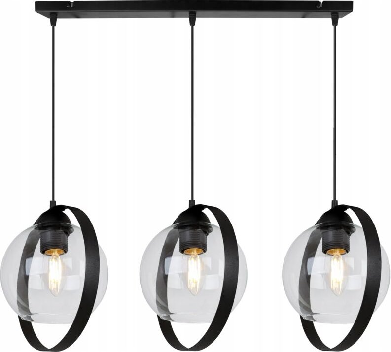 Moderne Hängelampe Mit Glasschirmringen