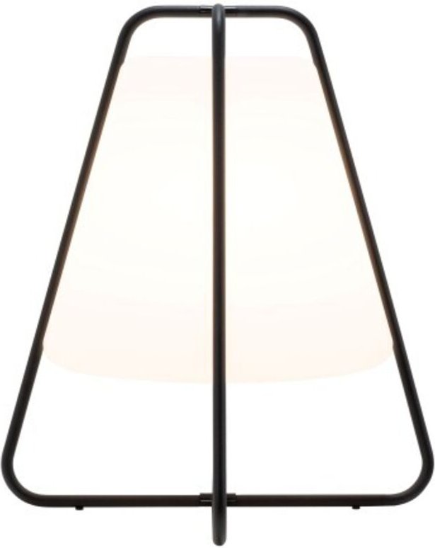 Thumbnail - Teepee Zafferano Wiederaufladbare LED-Lampe – Touch, Innen und Außen IP65, Modernes Design, Kabellos, Schwarz