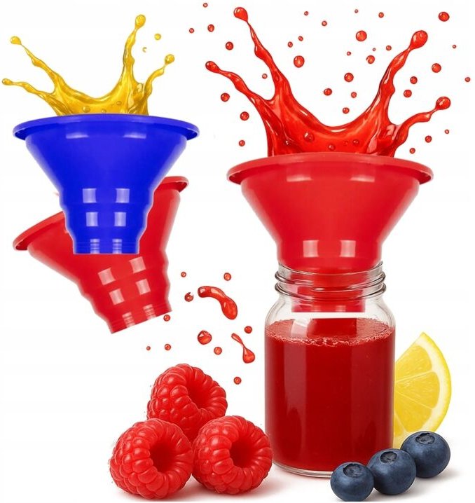 Kleiner Trichter für Gläser zur Konservierung von Wein, Likör, Saft, Sirup und Alkohol