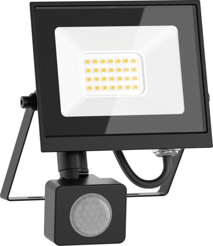 Mexen Luxpro+ LED-Fluter mit Bewegungssensor, 20W, Neutral - 4000K, 2200 lm, schwarz - L236-020-40-70