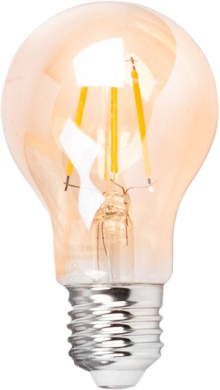 Barcelona Led - LED-Filament-Lampe Vintage Bernstein - dimmbar - E27 A60 - 4W