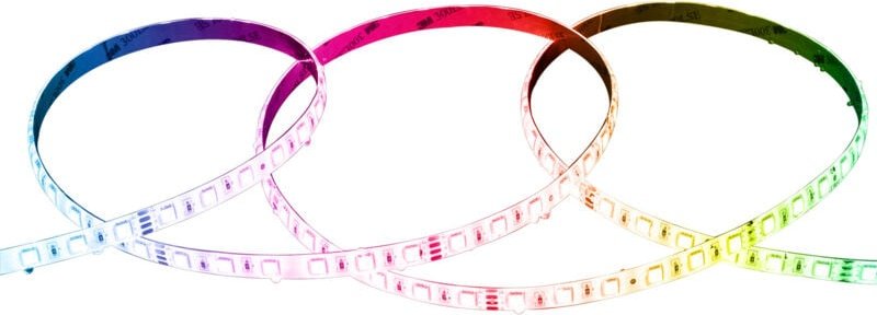 Efectoled - LED-Streifen 24V rgb smd 60 LED/m 5m 10W/m Breite 10mm Schnitt 10cm IP65 rgb