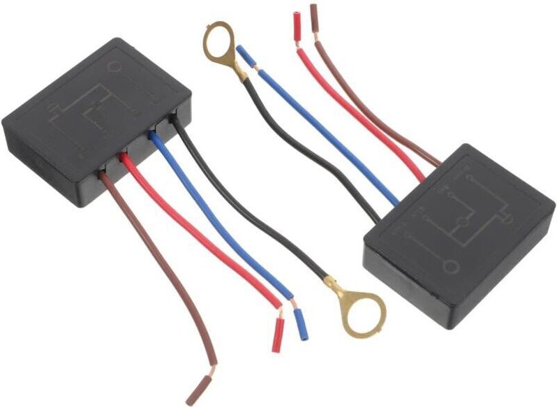 Touch-Dimmer-Modul: 2 Touch-Schalter für Tischlampen – 4-Wege-Lichtdimmer – Touch-Lichtschalter – Lichtdimmer