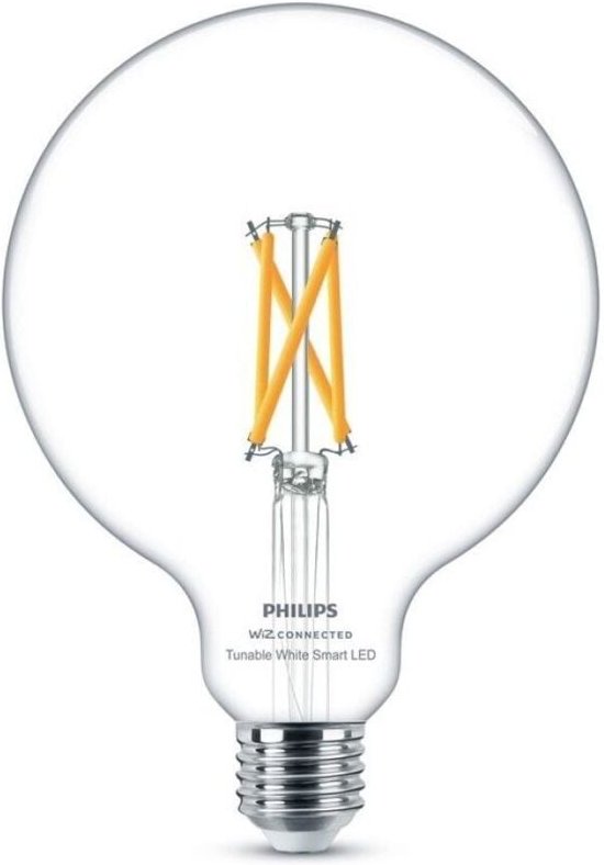 Philips - Led glühbirnen klar consumer 37210800-g125 e27 7w-wiz angeschlossen