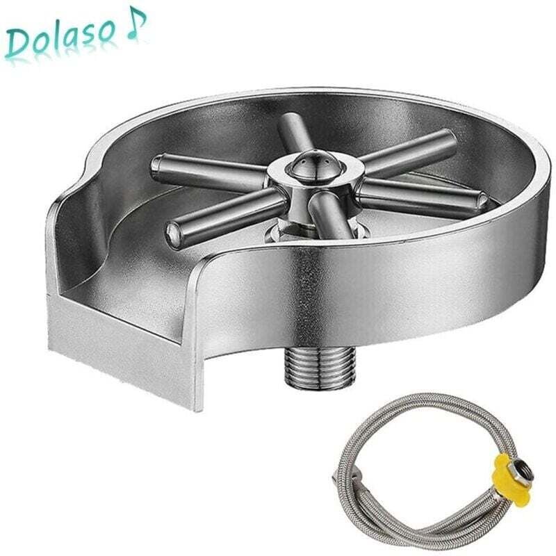 Robinet Rinceur de verre Presse automatique Évier de cuisine Nettoyant pour verre