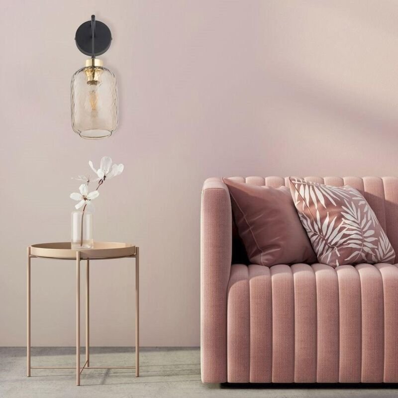 Tk Lighting PESCARA 6480 Wandleuchte schwarz 40 cm