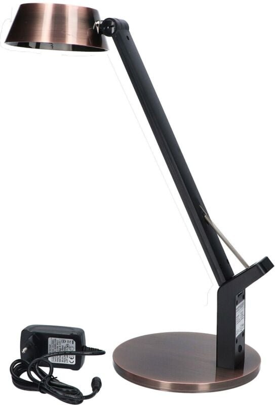 GlowPro 8W Dimmbare LED-Tischlampe Kupfer - Maxcom