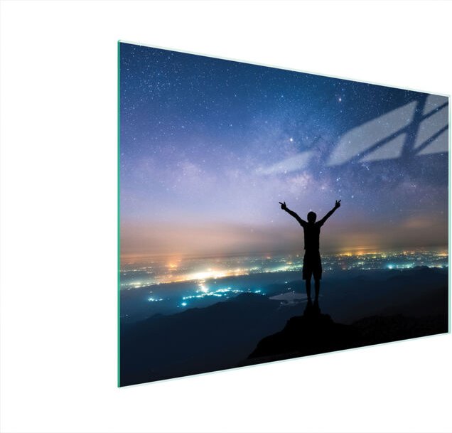 Glasschneidebrett 40x30 Sterne