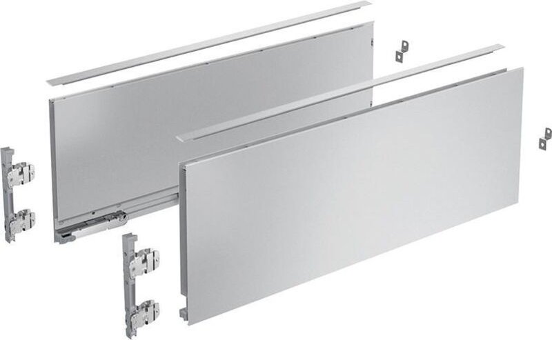 Hettich - Profil Avantech You B.450 x H.187 mm Grau Set - 9255266