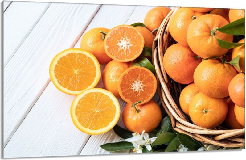 Glas-Herdplattenschutz 80x52 Fruit