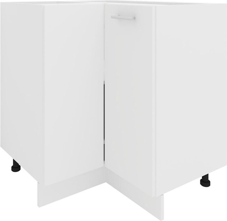 Esilo Küchenunterschrank , Eckschrank weiß.