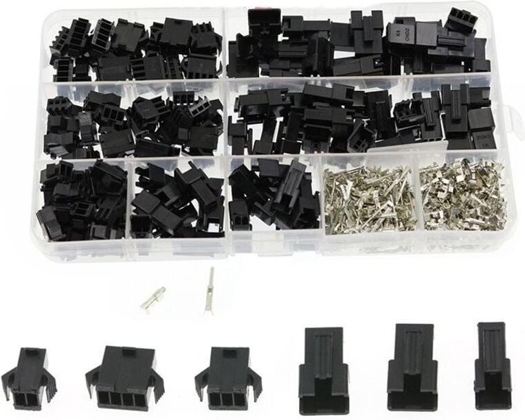 Thumbnail - 2,54 Mm Anschluss Stecker / Buchse SM2.54 Kabel 2/3/4 Pin Jumper Header GehäUse 480 StüCk