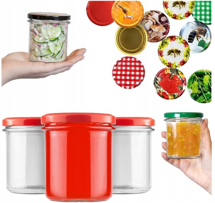 15 Gläser à 350 ml Honigmarmelade, Fleischpastete, Konfitüre, Glasrand