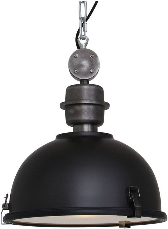 Hängeleuchte - Bikkel - schwarz - glas metall - ø - Steinhauer