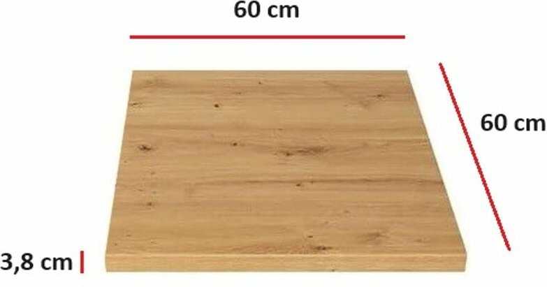 Küchen Preisbombe - Küchen Arbeitsplatte 60 cm 38 mm Küchenzeile Küchenblock Eiche Artisan Eko Stilo