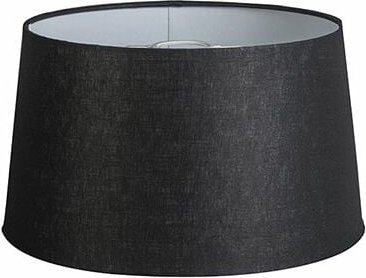 Leinen Lampenschirm schwarz 35 cm