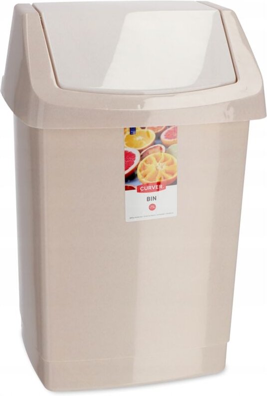 Curver Click-IT 25L Abfallbehälter, beige