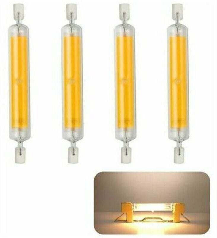 XVX 4er-Pack R7s LED-Lampen, 118 mm, 20 W, 230 V, dimmbar, Hochleistungs-COB-LED-Lampen, warmweiß (3000 K), 1600 lm, 360...