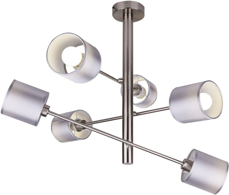 Candellux SAX 36-70715 silberner Kronleuchter