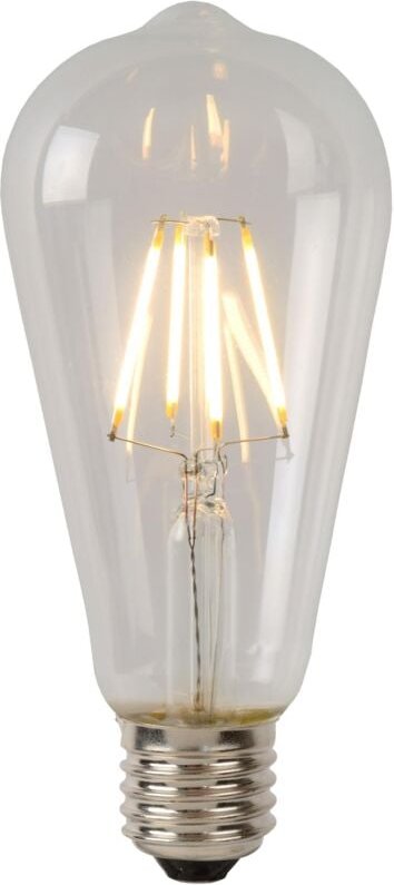 Lucide ST64 Class A - Glühfadenlampe - Ø 6,4 cm - LED - E27 - 1x7W 2700K - Transparent
