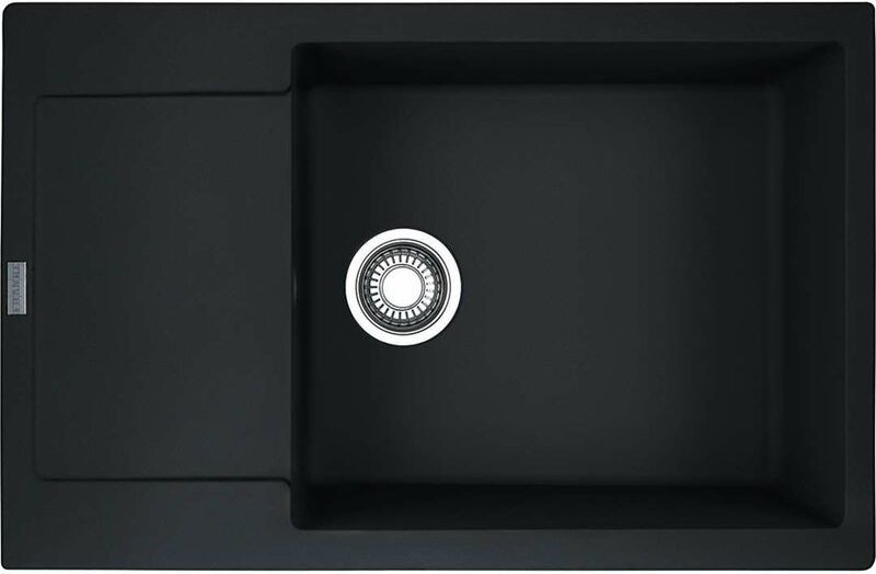 Maris - Fragranit-Spüllbecken mrg 611-78 bb, 78x50 cm, schwarz matt 114.0637.575 - Franke