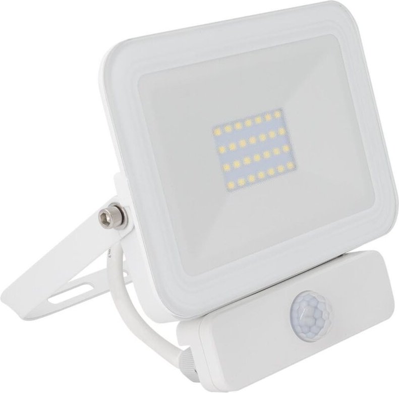 Led- Fluter 20W 120 lm/W IP65 Slim mit Bewegungsmelder pir 4000K Neutralweiß