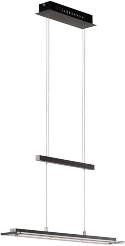 Fischer&honsel - led Pendelleuchte tenso Schwarz dimmbar & höhenverstellbar, Breite 88cm