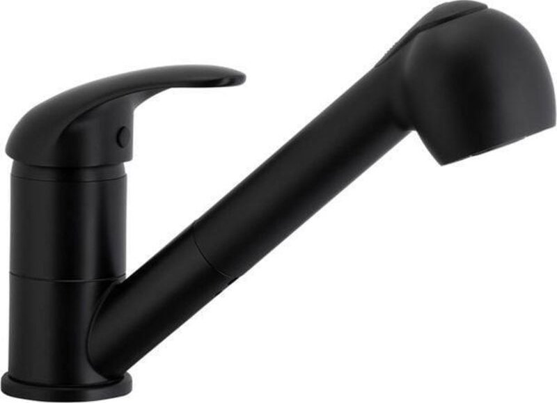 KFA Armatura Indira Küchenarmatur matt schwarz schwenkbar