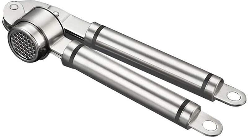 Knoblauchpresse aus Edelstahl, Küchen-Knoblauchpresswerkzeuge, manueller Knoblauchpress-Knoblauchwolf