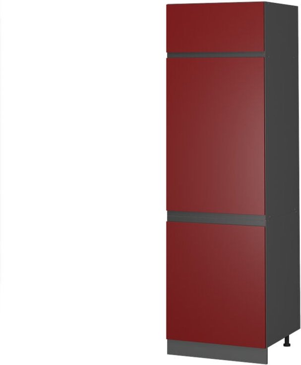 Vicco - Kühlumbauschrank R-Line, Rot, 60 cm J-Shape