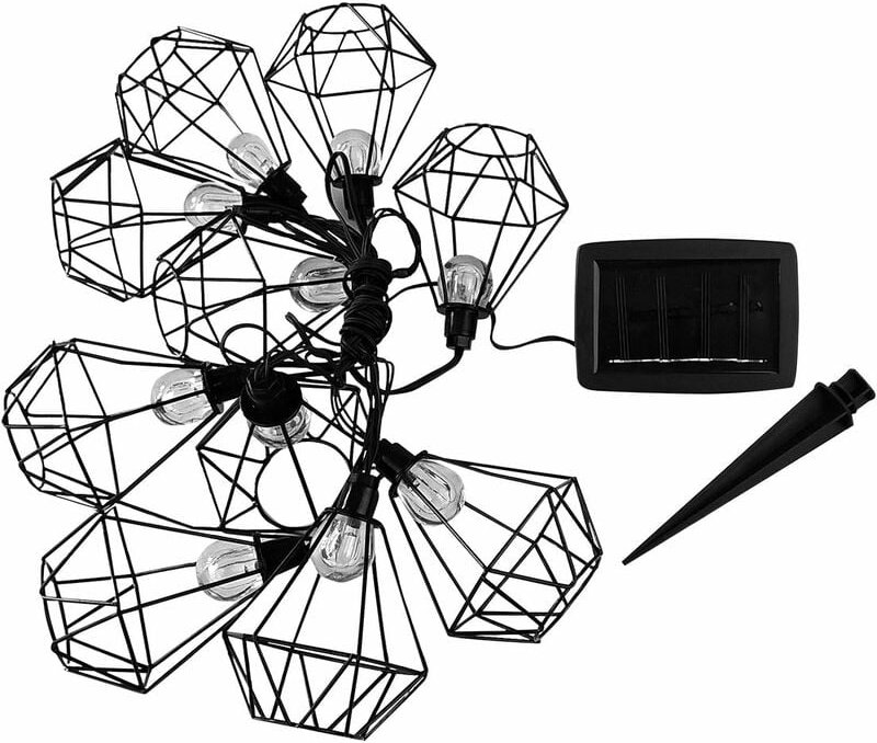 Käfig Lichterkette Mit 10 Glühbirnen mily 3.90m