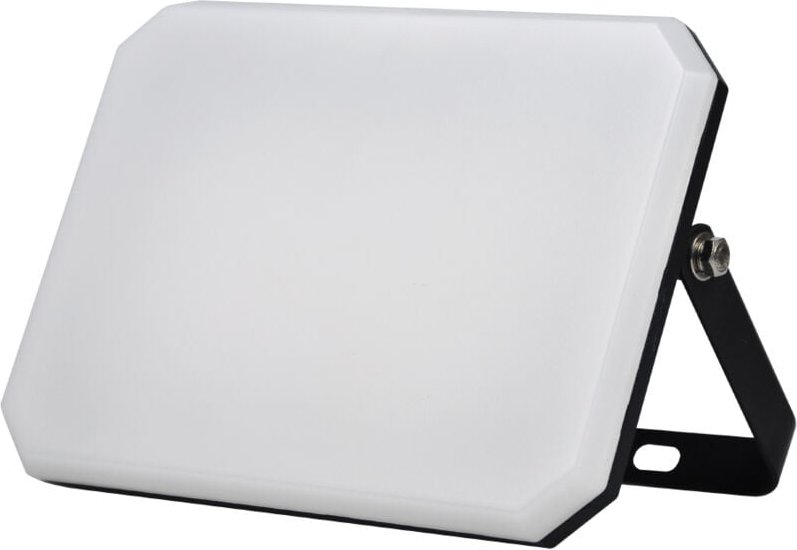 Alcapower - LED-Projektor Schwarz 230V 30W 4000K Abdeckung milchig 3000lm 140x100x25,7 mm