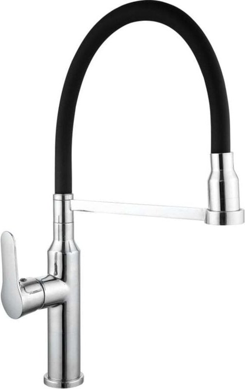 Edna Küchenmischer, Chrom/Schwarz - 672900-00 - Mexen