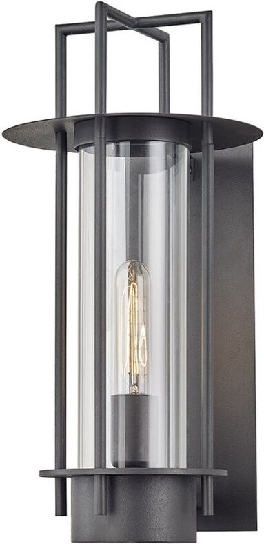 Carroll Park 1 Lichtwand Handgearbeitetes Eisen, Glas, IP44